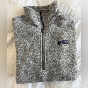 Patagonia Women’s Heather Gray 1/4 Zip Pullover Jacket